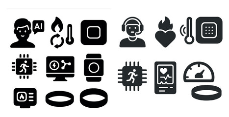 Man is talking to a computer. The computer is a smart device. The man is wearing a smart watch