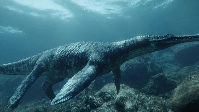 Mosasaurus underwater aquatic dinosaur jurassic Extinct prehistoric animal