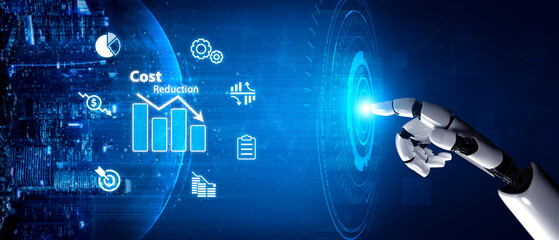 AI artificial intelligence drives cost-saving initiatives via process automation, virtual resource tracking, and intelligent systems for optimized financial performance. Vouch