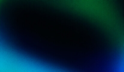 Obraz premium Gradient background features blended blue and green with noise texture