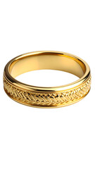 wedding rings isolated on white