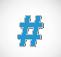 Obraz premium Hashtag Icon