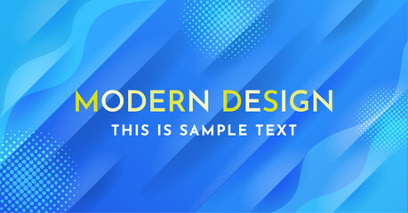 スタイリッシュなブルーの背景素材 ( フレーム　見出し　タイトル　夏　セール　チラシ )	