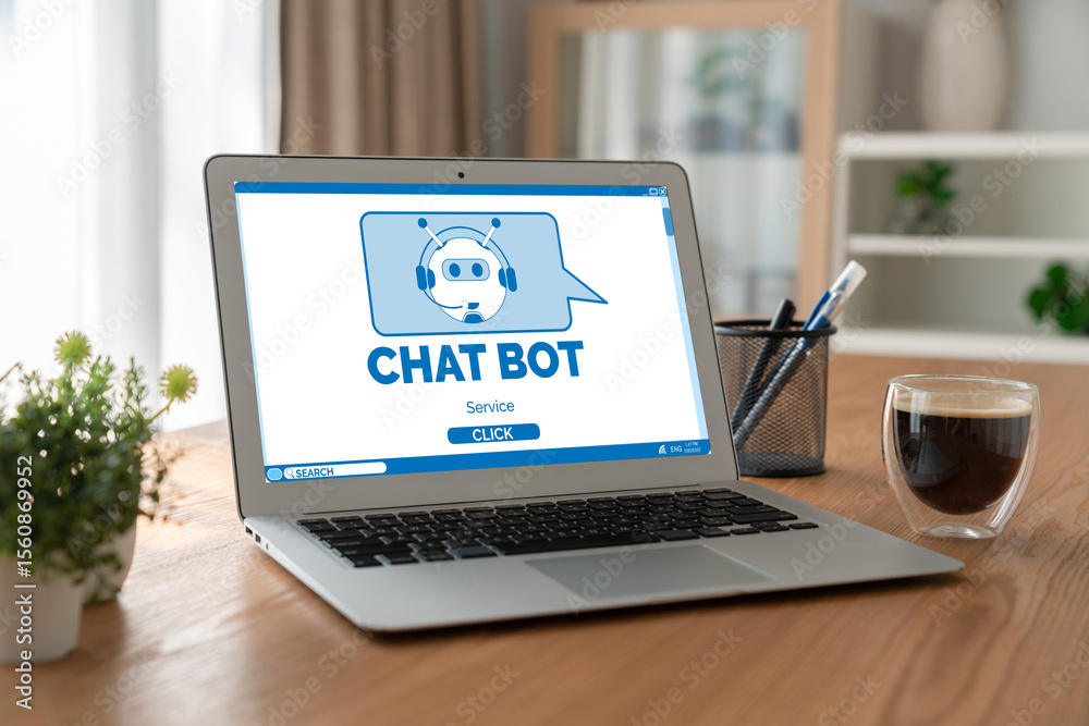 Poster chatbot software application for modish online business that automatically reply to customer questio