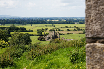 irish landscape with trees