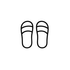 Monochrome Sandals Outline