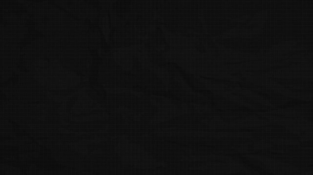 Black Crumpled Sheet graph paper background wiggle animation. Architect background. Millimeter paper sheet grid. Geometry concept. Animation background.