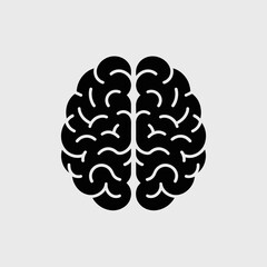 human brain vector illustration