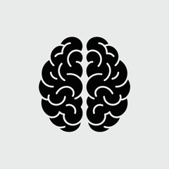 human brain vector illustration