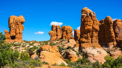 Fototapeta premium Arches National Park in Grand County, Utah 
