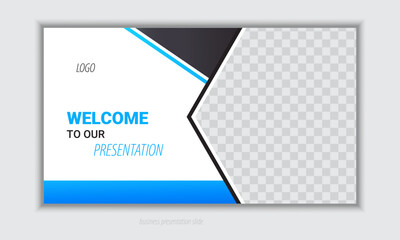 Professional business PowerPoint presentation slides template design. Infographic elements template set for web, print, annual report use for modern company profile