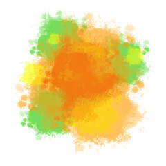 Colorful Abstract Watercolor Background with Ink Splashes and Artistic Texture