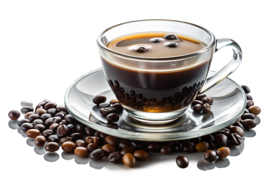 Rich Aroma of Freshly Brewed Coffee A Delightful Cup