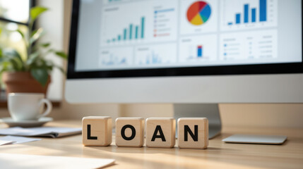 Personal loans concept showing unsecured borrowing for individual financial needs with copy space