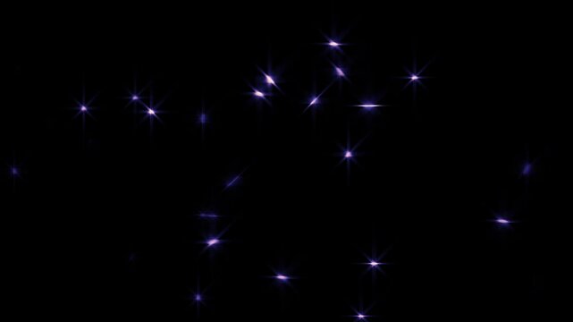 Glowing Fireflies Fill The Air At Night
