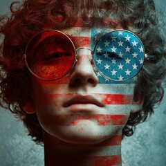 A blend of neurodiversity and July 4th.