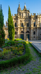 Cathedral of Santiago de Compostela in A Coruna, Galicia.