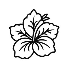 hibiscus-outline-vector-icon-whith-white-backgroun.eps