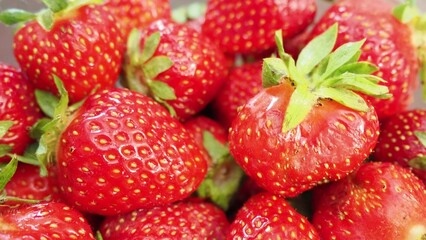 Sweet and fresh summer fruit - tasty strawberry