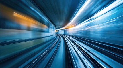 Fast tunnel motion blur