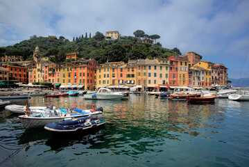 The harbour of Portofino, Liguria, Italy
