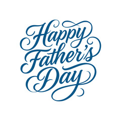 Creative Fathers Day Typography Artwork Vector Illustration