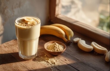 banana smoothie with pineapple