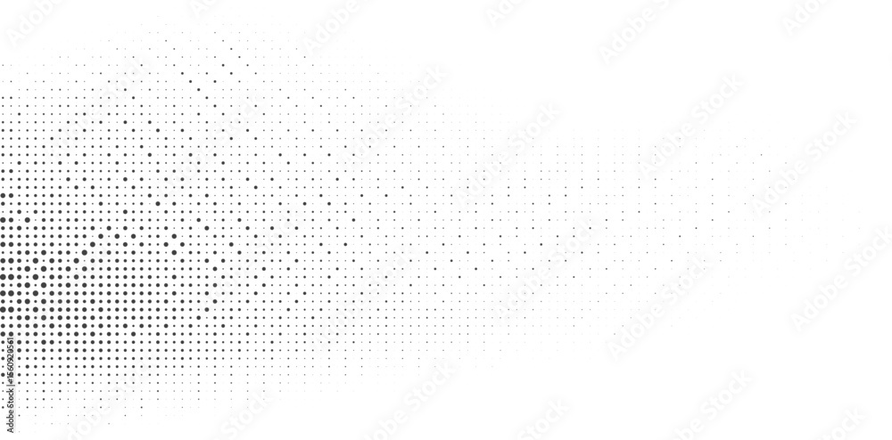 Wall mural clean abstract mesh dot wave background for website banner or hero section
