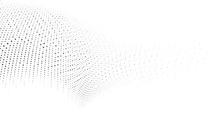 Smooth Mesh Wave Dot Pattern for Modern Website Hero Banner Background