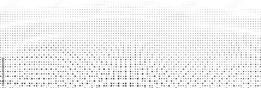 Wall mural dynamic mesh dot wave flow background for website banner or landing page design