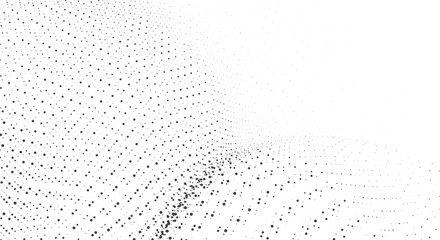 Naklejka premium Abstract Dynamic Dot Line Mesh Pattern for Website Banner or Hero Section Background