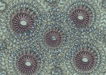 Floral backdrop for textiles or dynamic posters. Bohemian floral motifs for fabrics, covers, scrapbooking, tiles, fashion trends, invitation cards, wallpaper, backgrounds or textures, interiors, etc. 