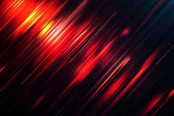 Abstract background with light motion and red lines in dynamic vibrant energy style