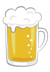 アルコール飲料_ビール（ジョッキ）