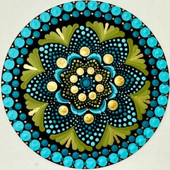 ornamental round mandala