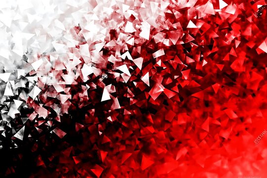 Fundo gradiente cristalizado preto vermelho branco. Capa para poster, cartaz, apresenta&ccedil;&atilde;o de produto. Banner para website. Fundo de tela, prote&ccedil;&atilde;o de tela. Fundo para v&iacute;deo, efeito cristalizado

