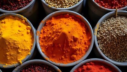 Vibrant Spice Display