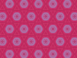 Seamless pink and purple concentric circles pattern, ideal for textile, wallpaper, and various design projects.