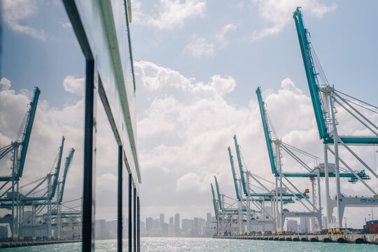 ship in the harbor