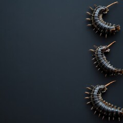 Obraz premium Curious creatures on dark backdrop