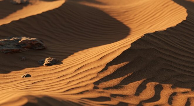 Desert Dunes Textured Sandscapes of the Sahara