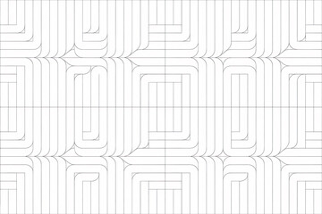 Obraz premium Abstract geometric pattern of interwoven lines. 