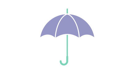 Download this cute umbrella vector illustration for weather protection and rainy day design elements today vector