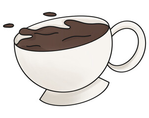 coffee cup icon isolated on white background.