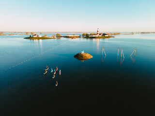 night view of the sea