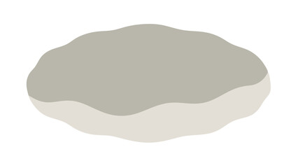 Abstract organic shapes in neutral tones with transparency for various design applications