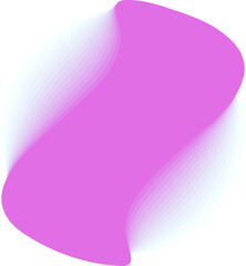 Circle liquid shape in gradient transparent vibrant color, icon, logo, frame