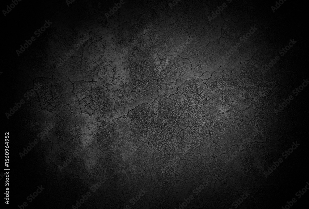 Aufkleber old wall texture smeared engine oil cement dark black gray background abstract grey color design are