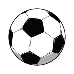 football icon illustration (vector, cutout)