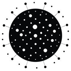 physicist element isolated tachyon particle model on white background